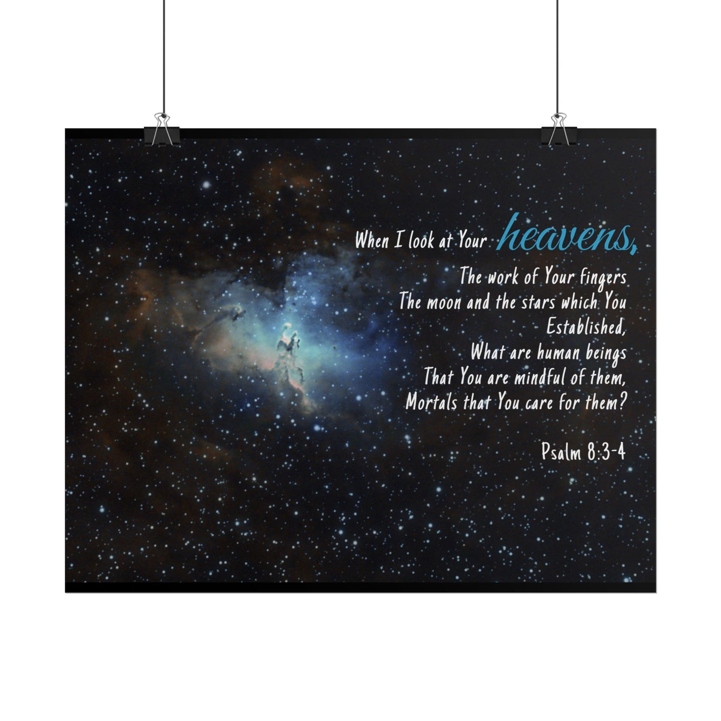 Eagle Nebula Rolled Poster | Celestial Wall Art
