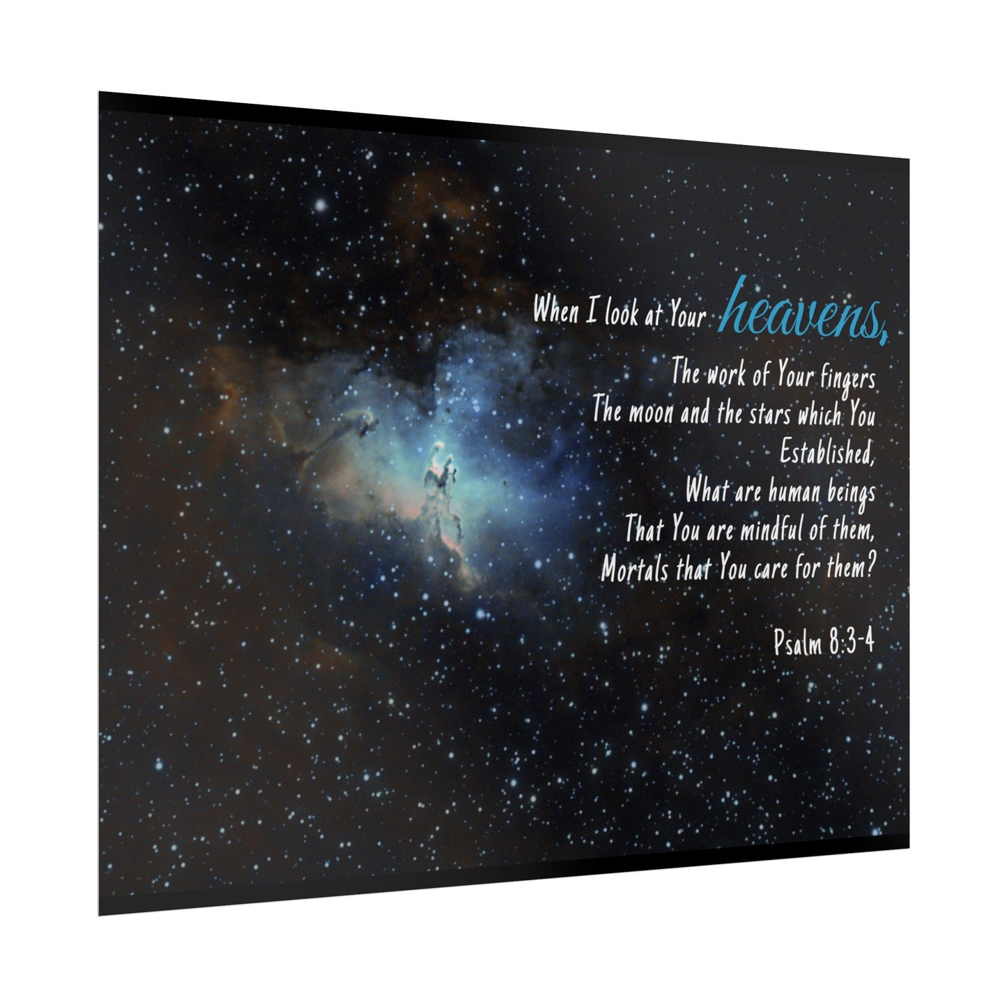 Eagle Nebula Rolled Poster | Celestial Wall Art