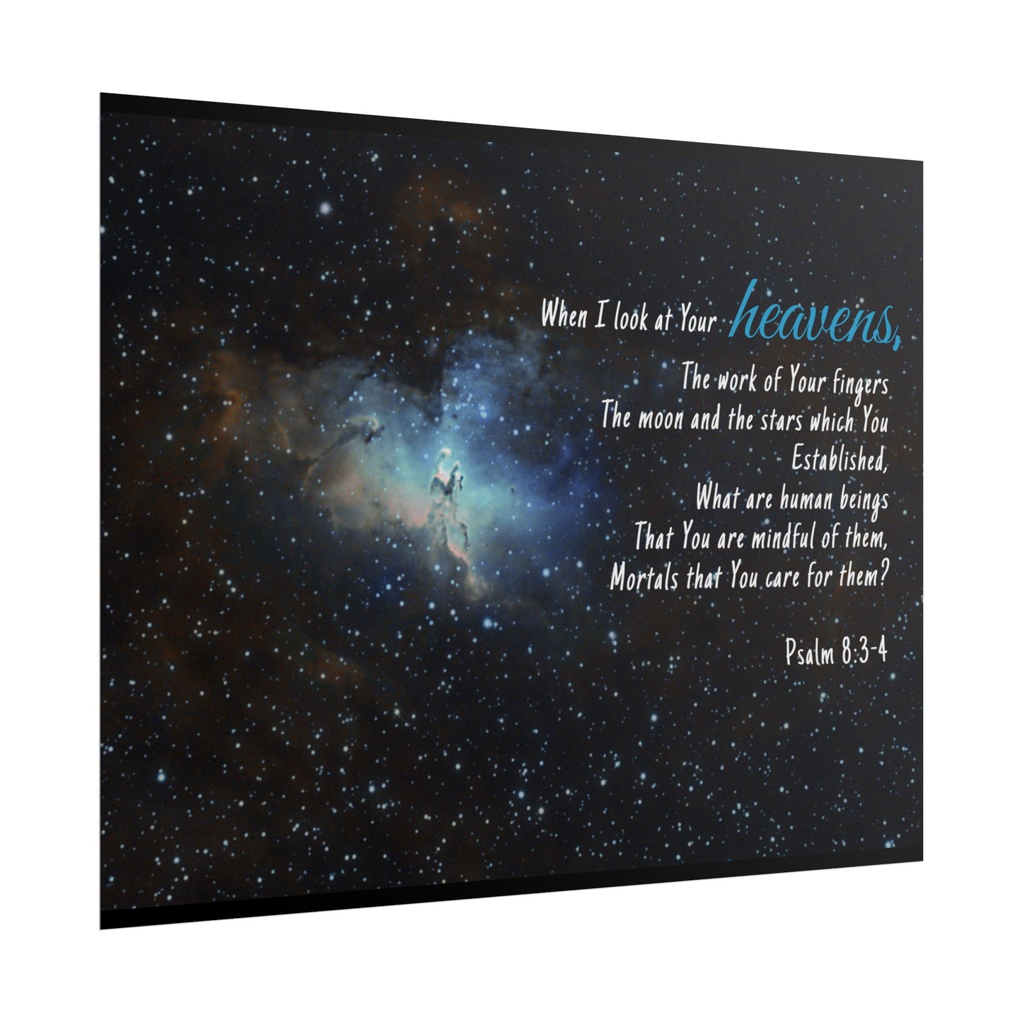 Eagle Nebula Rolled Poster | Celestial Wall Art
