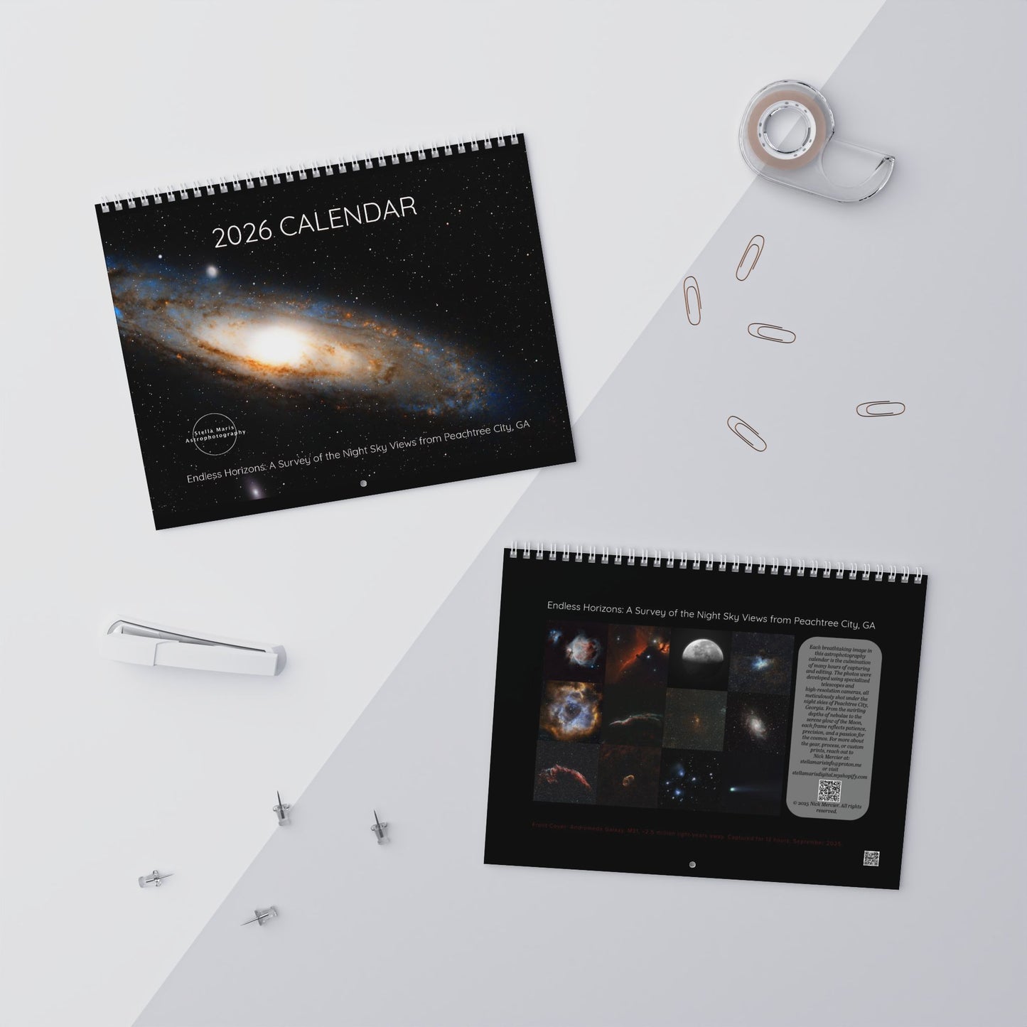 DIGITAL 2026 Astrophotography Calendar (NOT PRINTED)