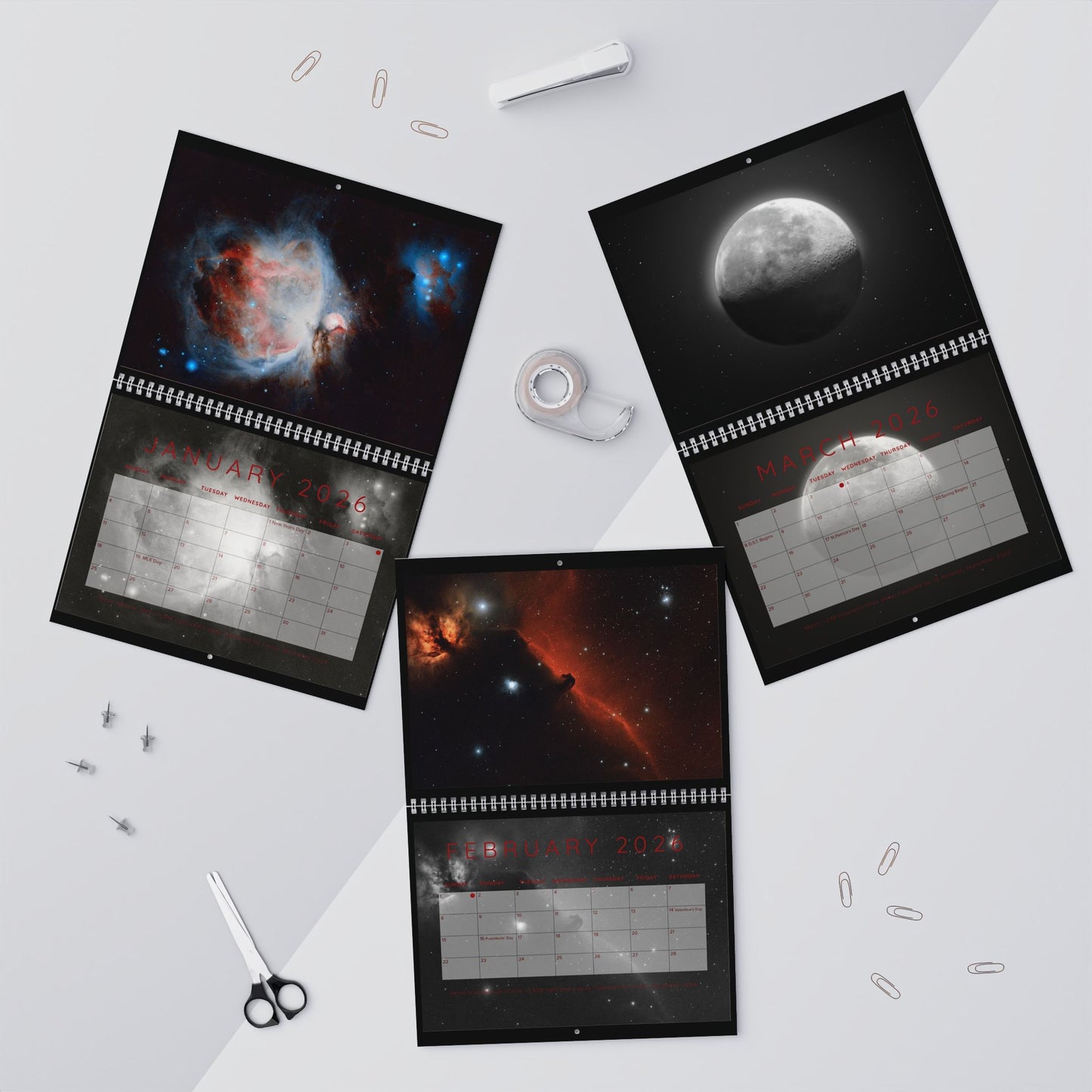 DIGITAL 2026 Astrophotography Calendar (NOT PRINTED)
