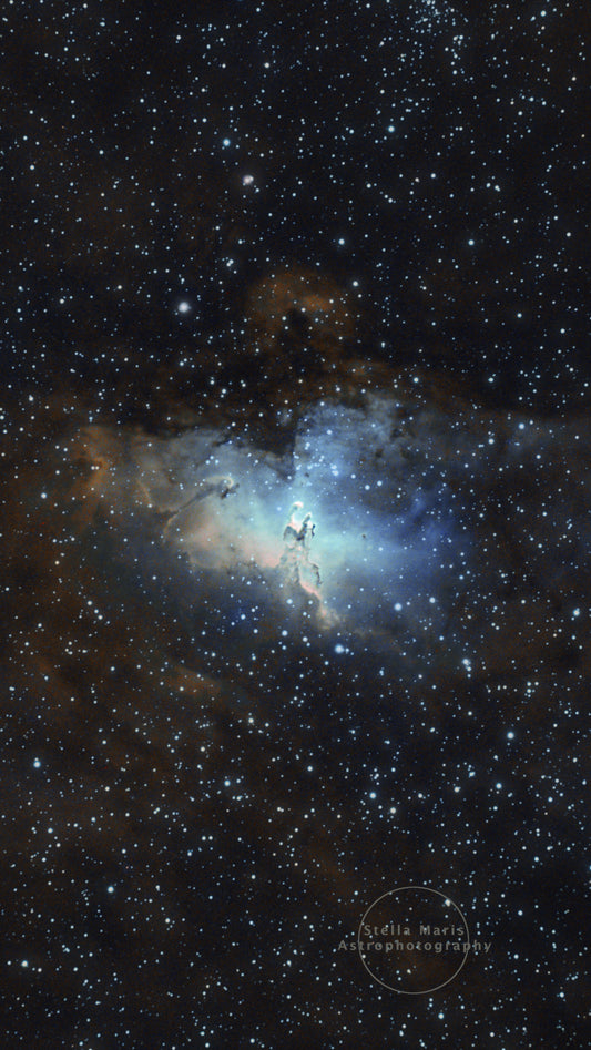 Eagle Nebula Phone Wallpaper